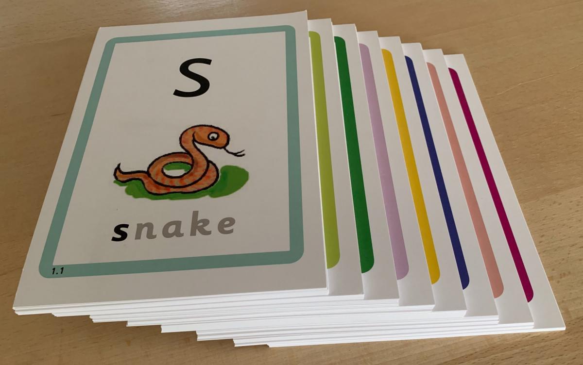 A5 Flash Cards 1 Pack Phonics Intervention